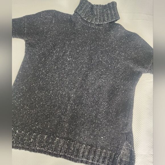 Vince silk and wool blend turtleneck semicrop sweater - Picture 13 of 13